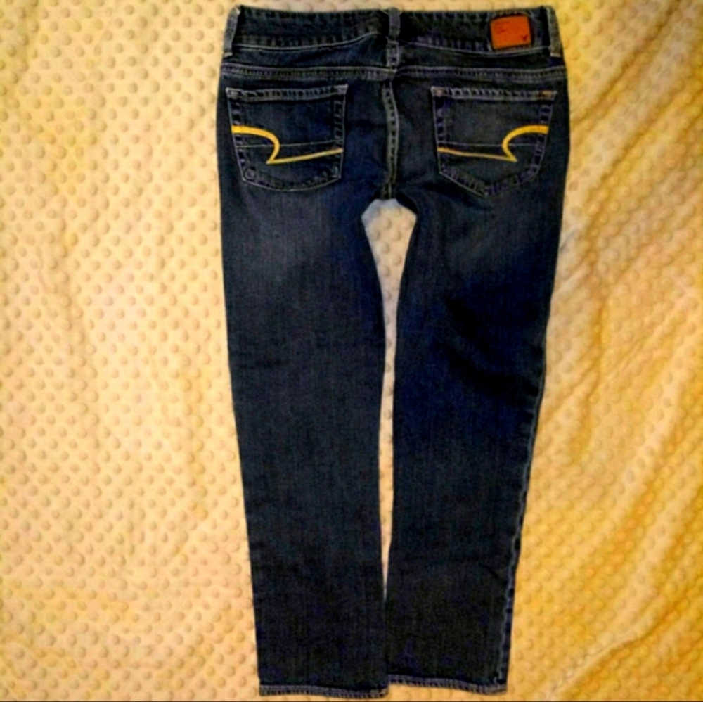 American Eagle Jeans Size 4 Skinny Leg Artist Crop - Picture 4 of 9